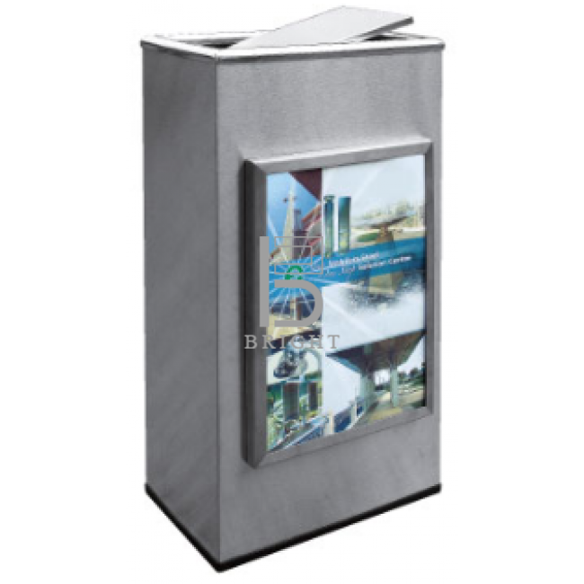 Stainless Steel Advertisement Bin