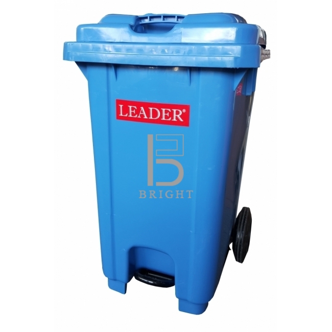 Mobile Garbage Bin with Foot Pedal 80L