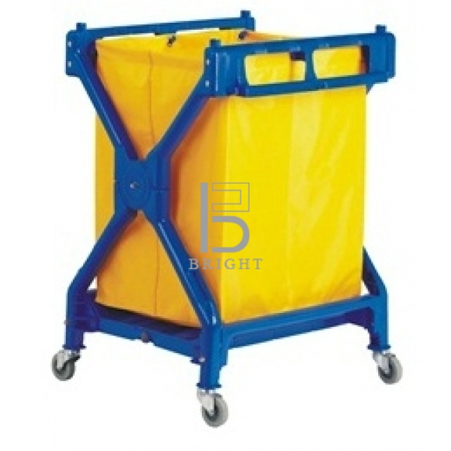 Plastic X-2 Laundry Trolley