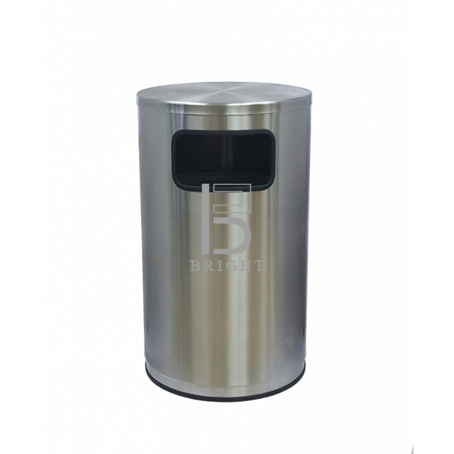 Stainless Steel Bin c/w Flat Top / Ashtray Top