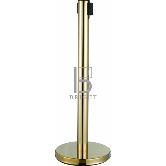 Gold Plated Self Retractable Belt Q-Up Stand | QPT-110/G