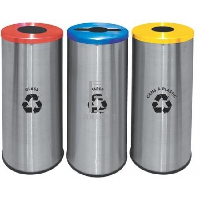 Stainless Steel & Powder Coating Recycle Bin
