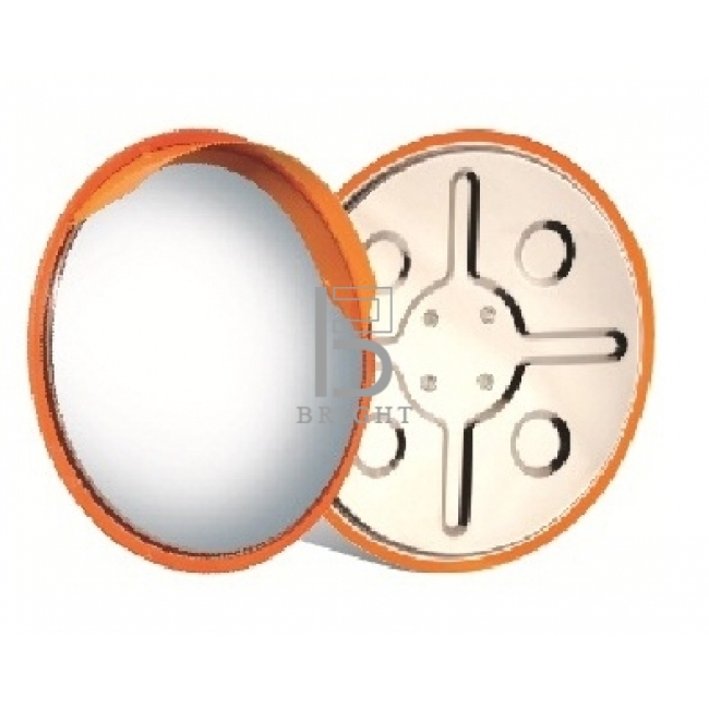 Outdoor Stainless Steel Convex Mirror with Cap