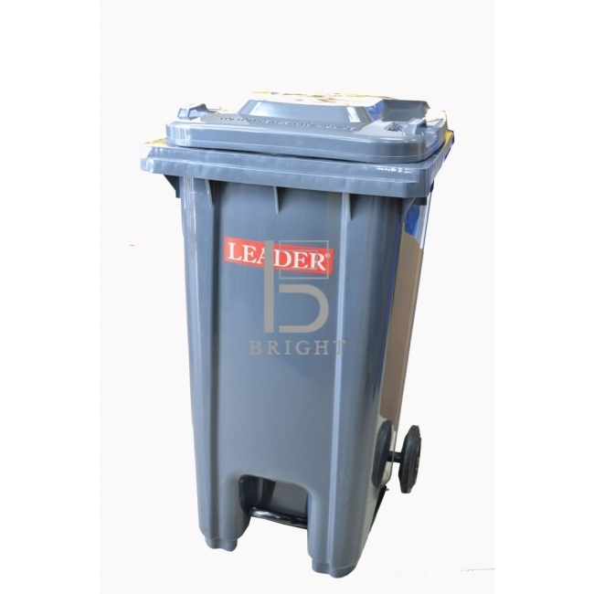 STEP ON BIN | 120L | BLACK  | (2 UNITS LEFT)