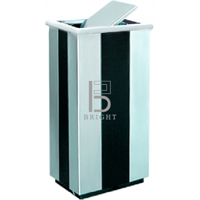 Stainless Steel & Powder Coating Flip Top Bin