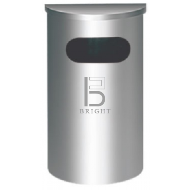 Stainless Steel Semi Round Flat Top Bin