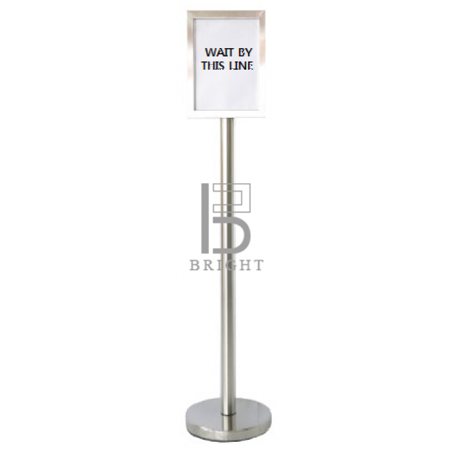 Stainless Steel Sign Board Stand | SBS-023