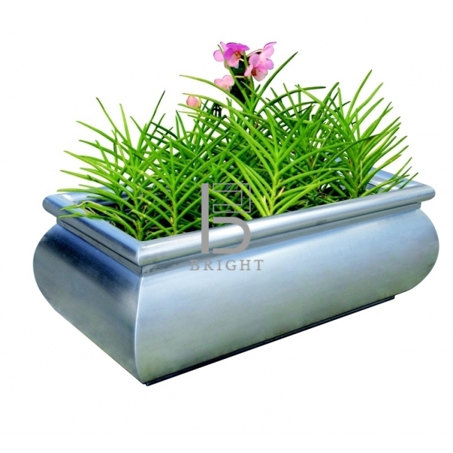 Stainless Steel Planter Pot