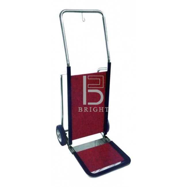 Stainless Steel Bell Boy Hand Truck C/w Carpet