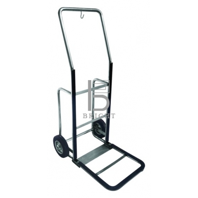 Stainless Steel Bell Boy Hand Truck W/o Carpet