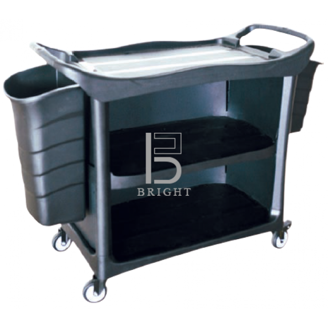 3 Tiers Utilities Cart C/w 3 Side Cover & Bucket | 3UC-612