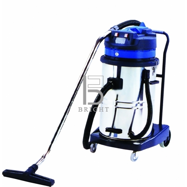 Wet / Dry Vacuum Cleaner (twin Motor) C/w Stainless Steel Body