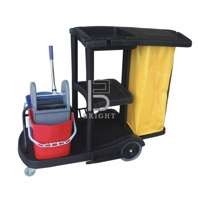 Janitor Cart C/w Wringer Bucket
