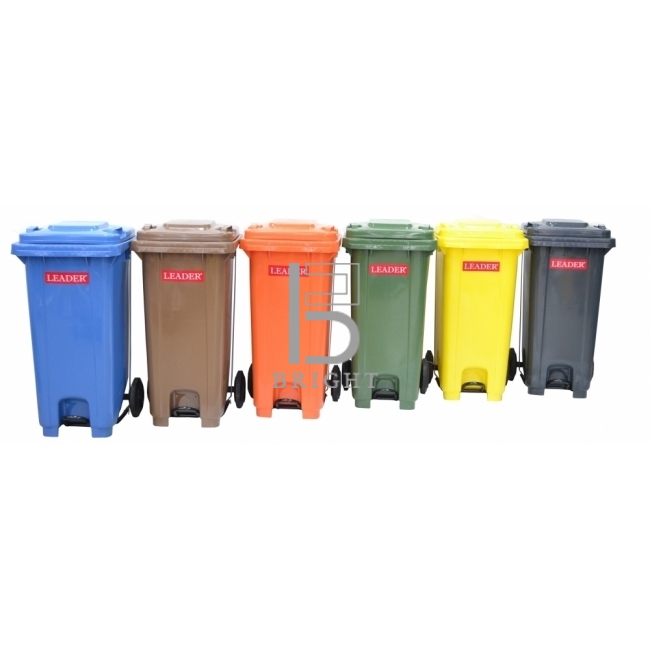 Mobile Garbage Bin with Foot Pedal 100L/ 120L/ 240L