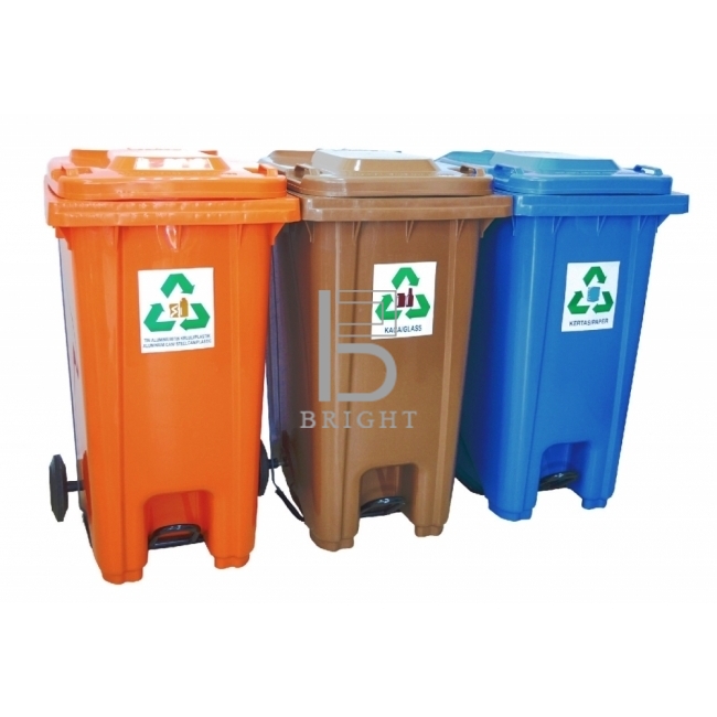 Recycling Bin with Pedal 80L/ 120L/ 240L